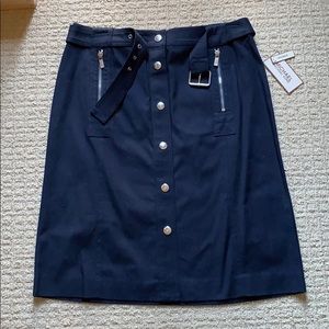 NWT Michael Kors Navy Skirt